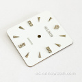 Rectangle Shape Diamond Indexes Watch Enamel Dial